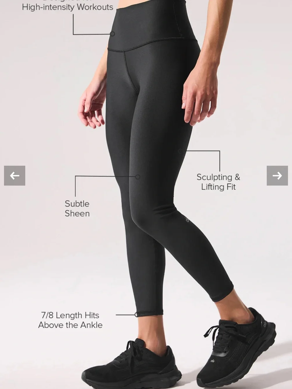 Alo High-Waist Black Leggings